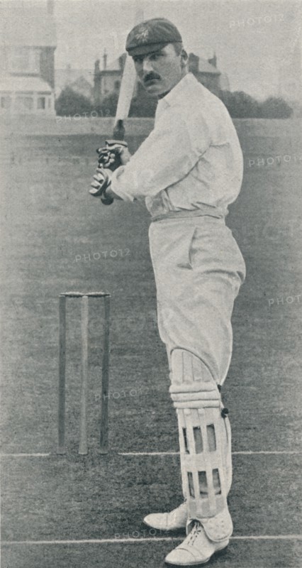 'Mr. Maclaren Batting', c1900, (1910). Artist: Unknown.
