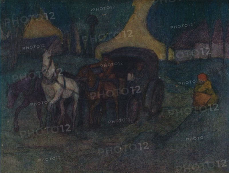 'A Country Road in Poland', c1901, (1905). Artist: Robert Polhill Bevan.