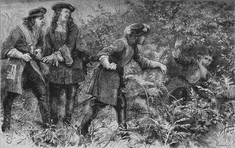 'Capture of Monmouth',  6 July 1685, (c1880). Artist: Unknown.