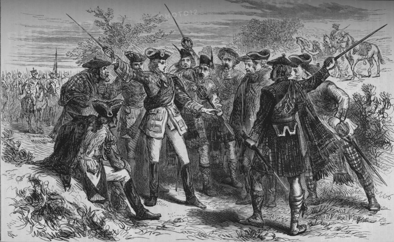 'The Earl of Mar's Council of War', November 1715, (c1880). Artist: Unknown.