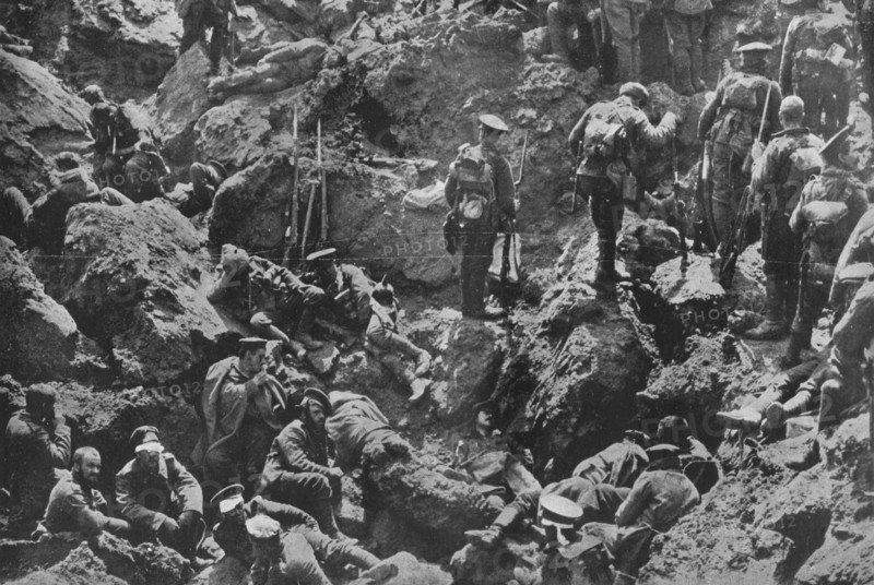 'A remarkable war photograph, mined and captured by the British', 1915. Artist: Unknown.