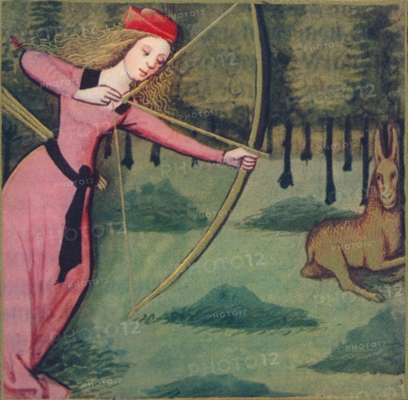 'Zenobie - Reine De Palmyre', 1403, (1939). Artist: Master of Berry's Cleres Femmes.