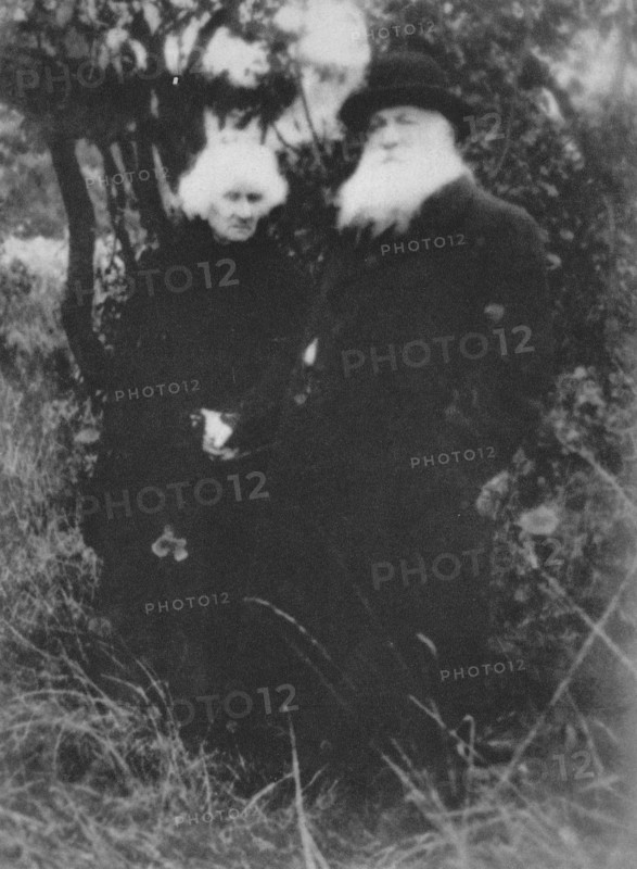 'French sculptor Auguste Rodin photographed in the park of his villa at Meudon', 1916, (1939). Artist: Unknown.
