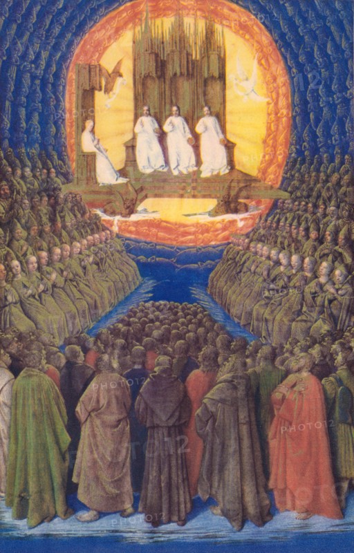 'The Trinity In its Glory', c1455, (1939). Artist: Jean Fouquet.