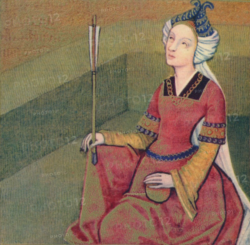 'Helene - Femme De Menelas', 1403, (1939). Artist: Master of Berry's Cleres Femmes.