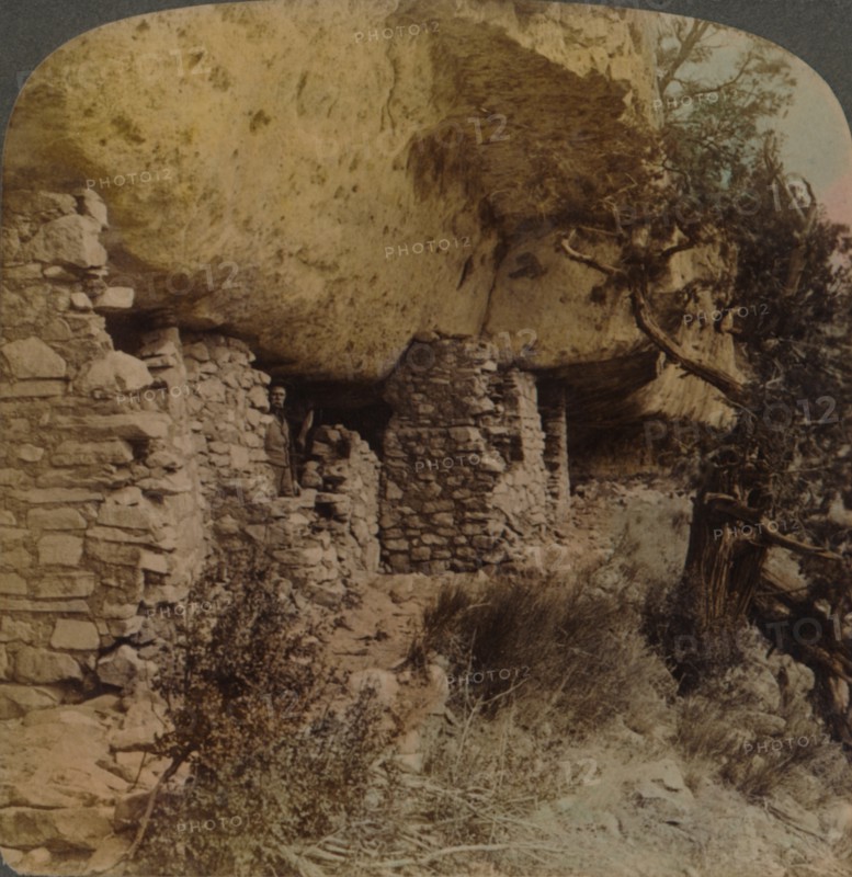 'Homes of a Vanished Race - Cliff Dwellings in Walnut Canyon, Arizona', 1903. Artists: Elmer Underwood, Bert Elias Underwood.