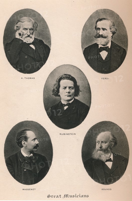 'Great Musicians - Plate I.', 1895. Artist: Unknown.