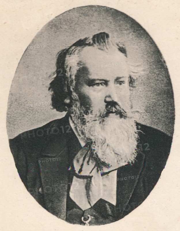 'Brahms.', 1893, (1895). Artist: Charles Olivier de Penne.