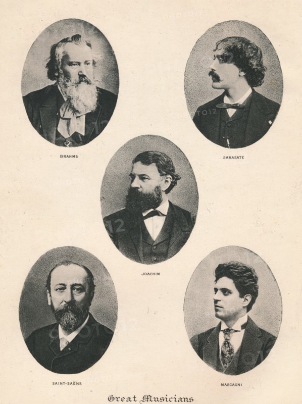 'Great Musicians - Plate VII.', 1895. Artist: Unknown.