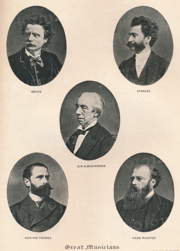 'Great Musicians - Plate IX.', 1895. Artist: Unknown.