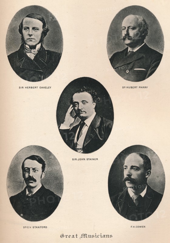 ''Great Musicians - Plate XI', c1880, (1895). Artist: F Jenkins Heliog.