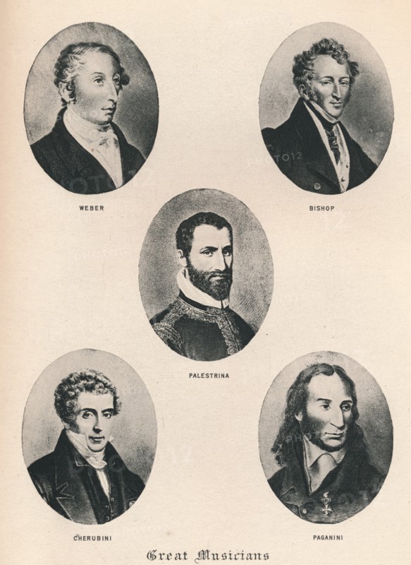 'Great Musicians - Plate XV.', 1895. Artist: Unknown.