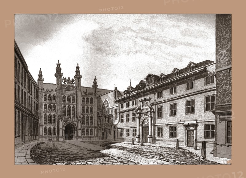 West View of Guildhall Chapel and Blackwell Hall, 1886. Artist: Unknown.