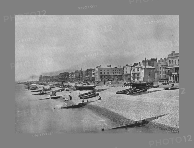 The Parade Worthing, c1900. Artist: William James Gardiner.