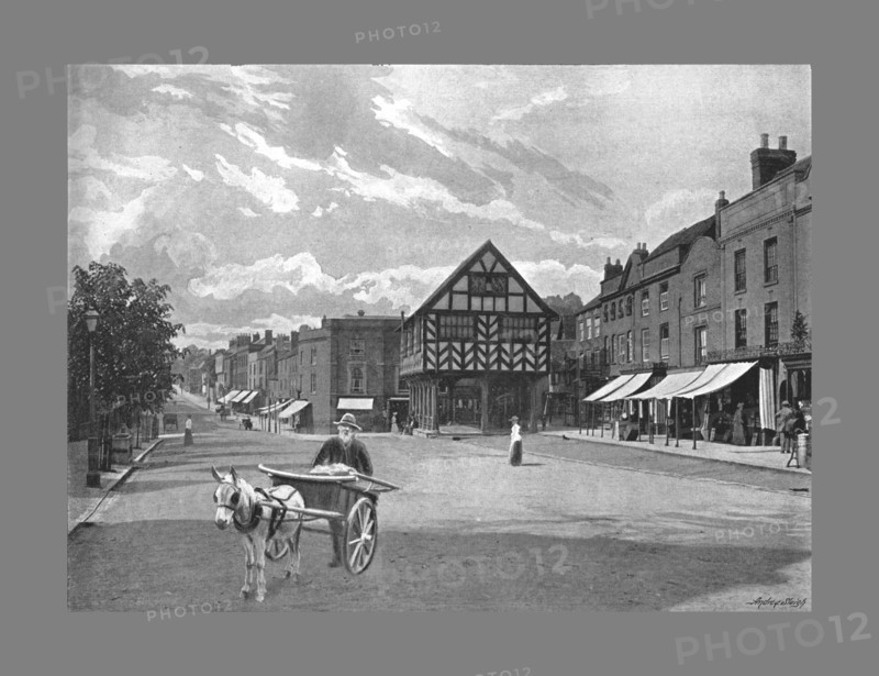 Market Place, Ledbury, c1900. Artist: Valentine & Sons.