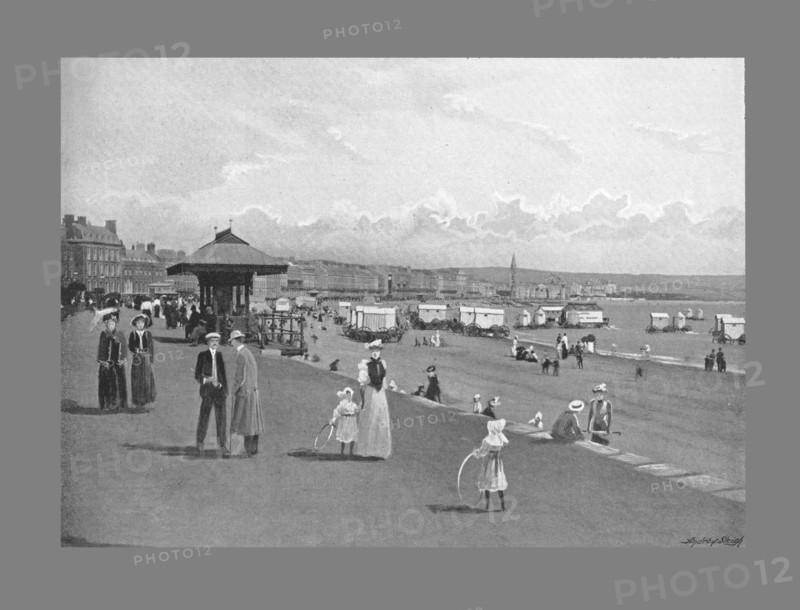 Weymouth seafront, c1900. Artist: Wheeler and Co.