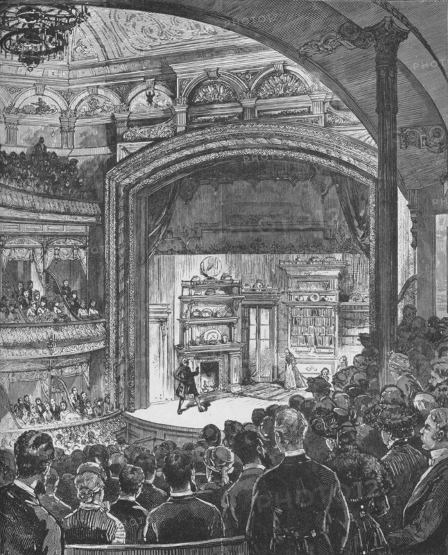 'The School for Scandal on opening night, January 4th', c1882, (1938). Artist: C Graham.
