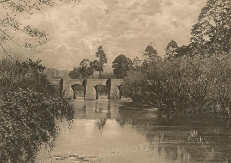 'Bridge at Limplet Stoke on the Lower Avon', 1902. Artist: Unknown.