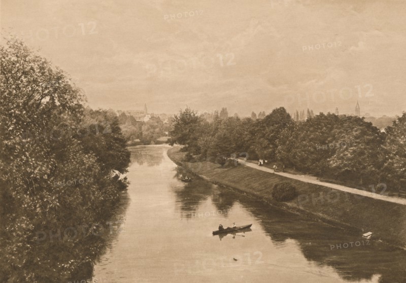 'The Leam at Leamington', 1902. Artist: Unknown.