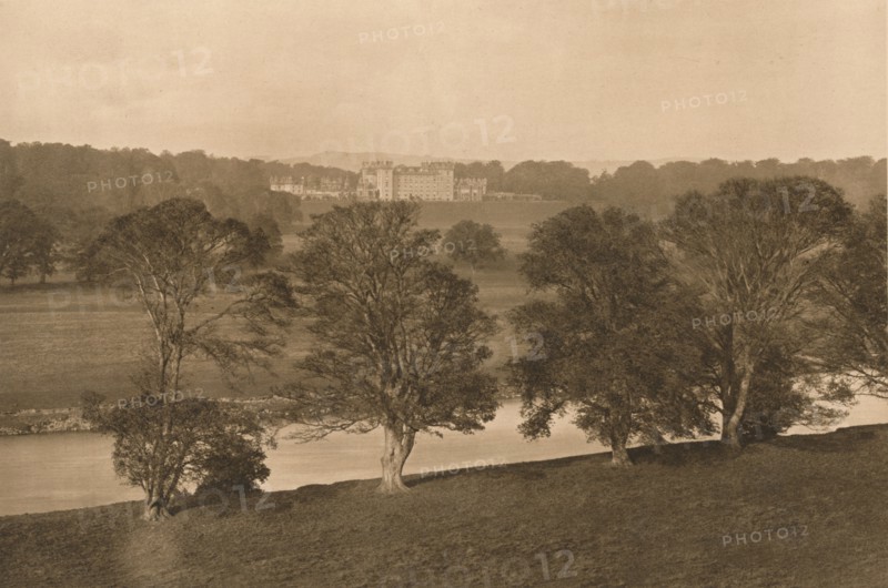 'Floors Castle, from the Soth Bank of the Tweed', 1902. Artist: Unknown.