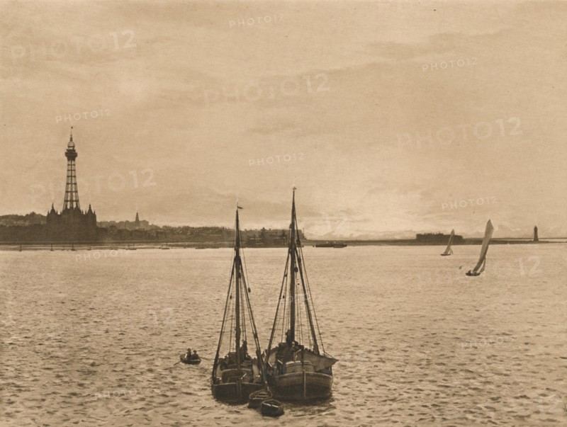 'The Mersey at New Brighton', 1902. Artist: Unknown.