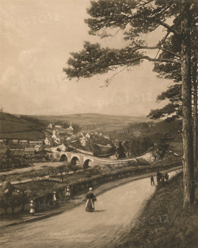 'The Clyde at Kirkfieldbank, from the Braes near Lanark', 1902. Artist: Unknown.