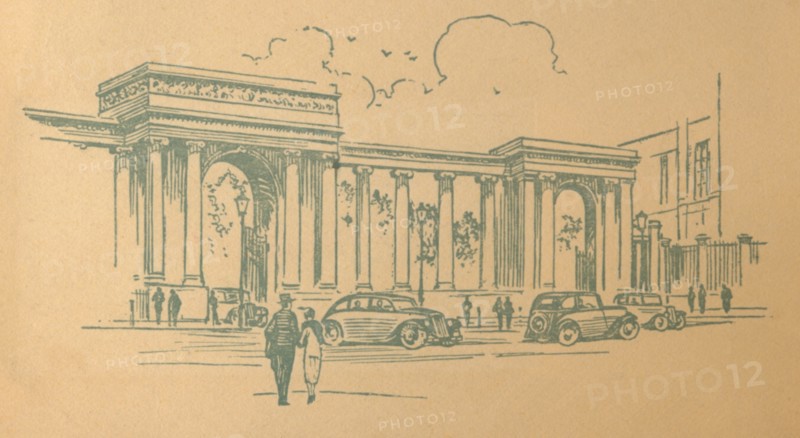 'Hyde Park Corner, London', c1936. Artist: Unknown.