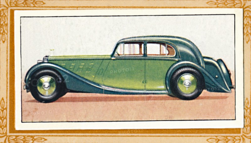'M.G. Two-Litre Saloon', c1936. Artist: Unknown.