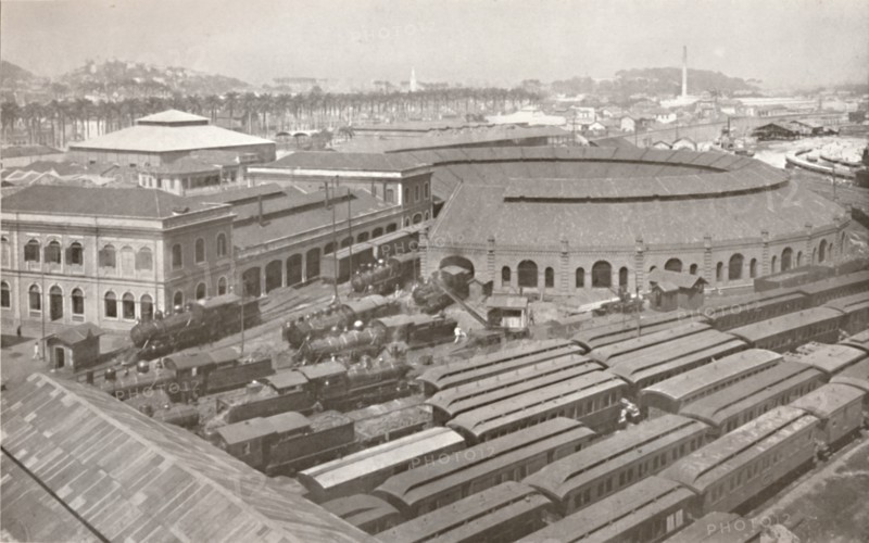 'The Rio de Janeiro Terminus of the Central Railway of Brazil', 1914. Artist: Unknown.