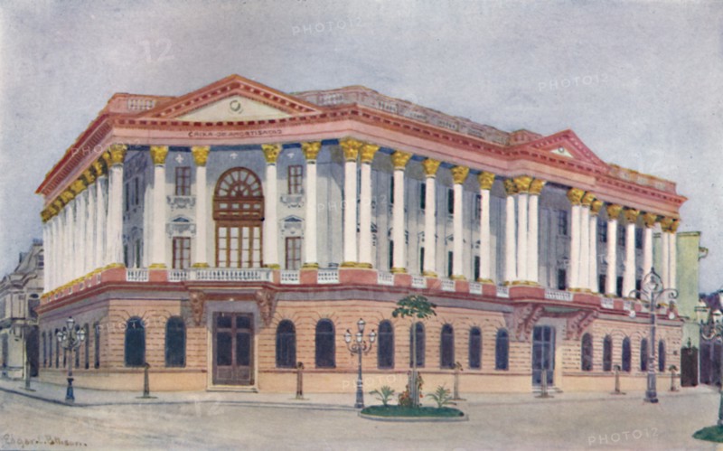 'Caixa de Amortizacao (Avenida Rio Branco)', 1914. Artist: Unknown.