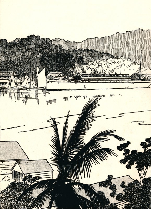 'Port Antonio, Jamaica', 1912. Artist: Charles Robinson.