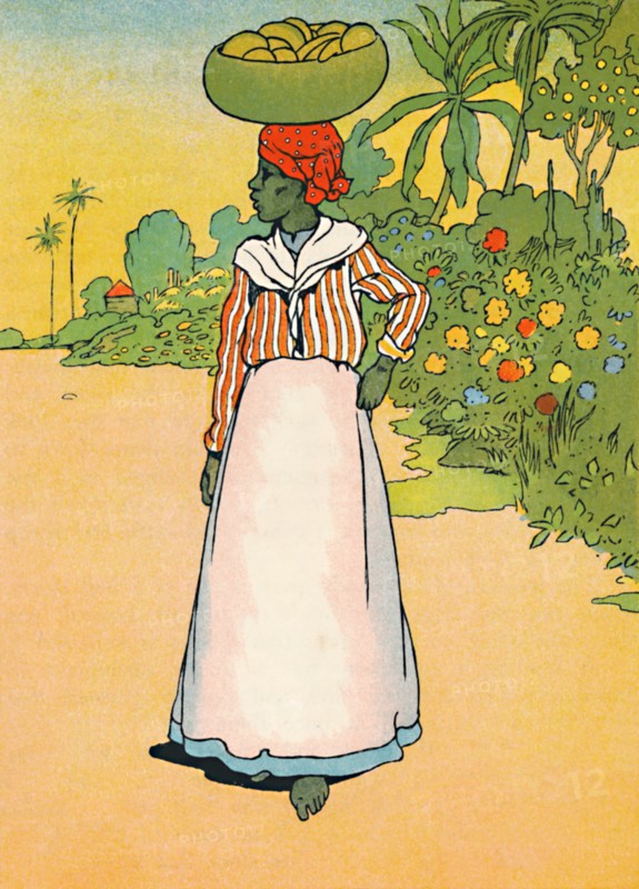 'A Street in Jamaica', 1912. Artist: Charles Robinson.