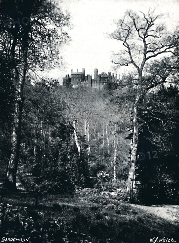 'Belvoir Castle', 1919. Artist: WJ Welch.