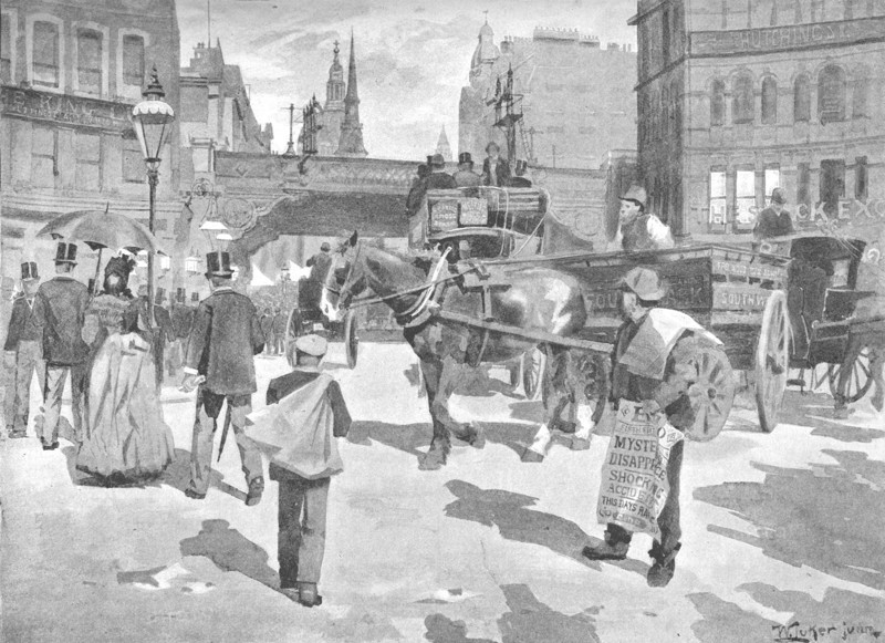 'Ludgate Circus', 1891. Creator: William Luker.