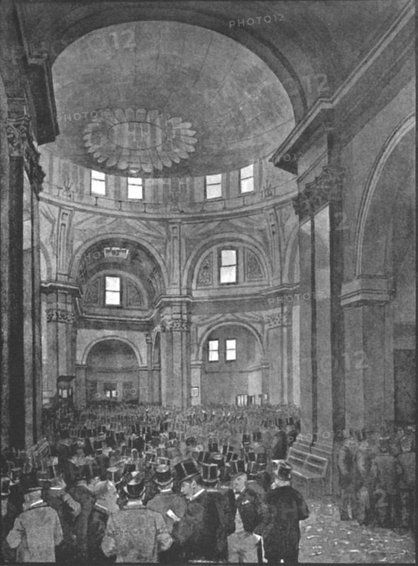 'The Stock Exchange', 1891. Creator: William Luker.