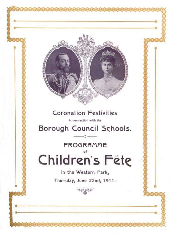 'Coronation Festivities in connection with the Borough Council Schools, 1911', (1917).  Artist: Unknown.