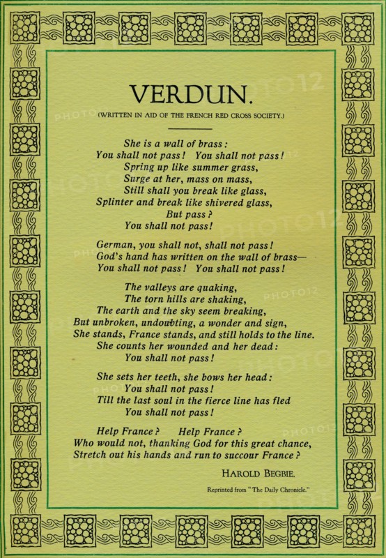 'Verdun', 1916. Artist: Unknown.