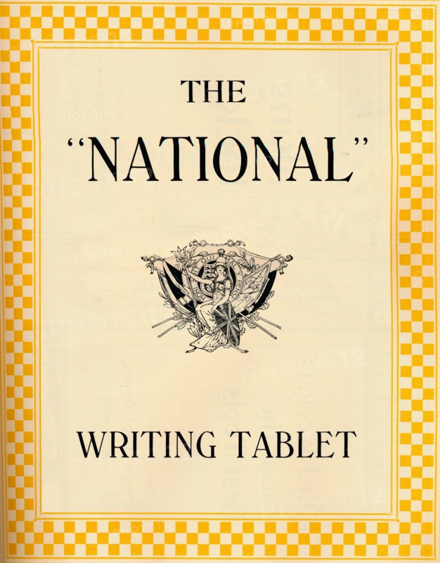 'The National Writing Tablet', 1916. Artist: RH Stevens & Co.