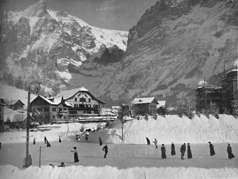 'Grindelwald in Winter', 1910. Artist: John Swain & Son.