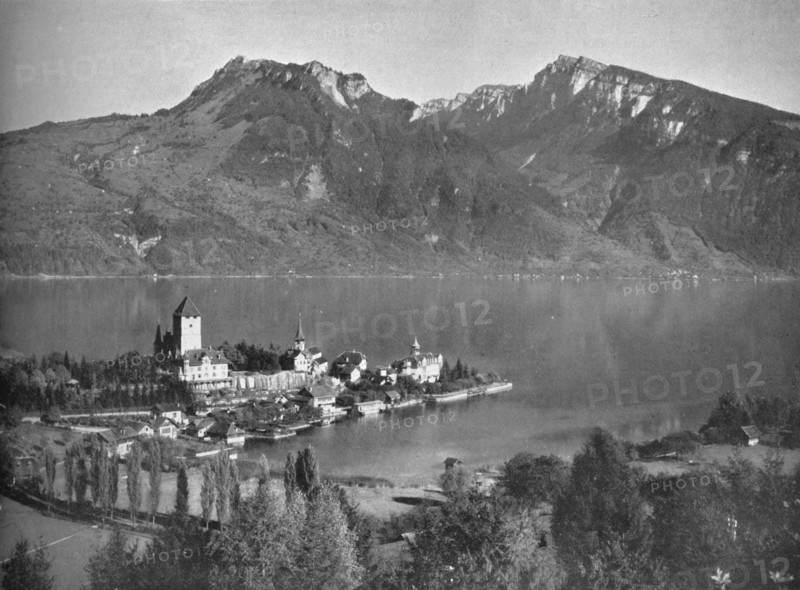 'Spiez, on Lake Thun', 1910. Artist: John Swain & Son.
