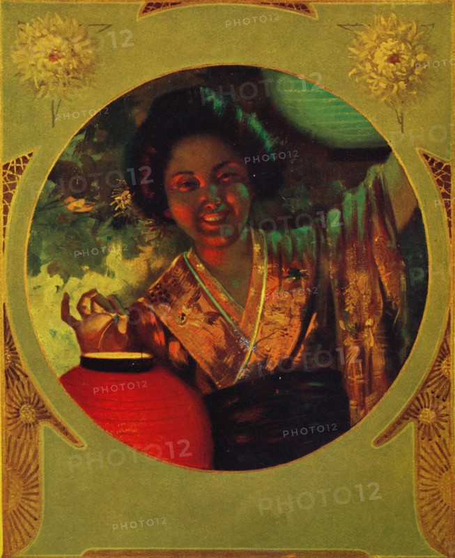 'Printed with Shackell's Bi-Color Lake & Blue', 1907. Artist: Unknown.