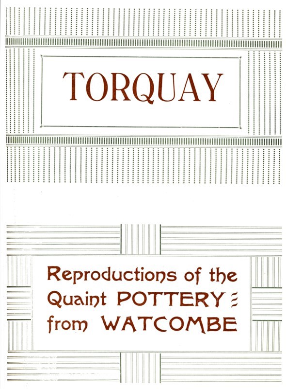 'Torquay - Reproductions of the Quaint Pottery from Watcombe', 1919. Artist: Unknown.