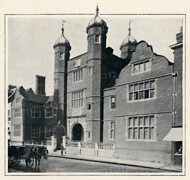 'Archbishop Abbot's Hospital, Guildford', 1903. Artist: Chester Vaughan.