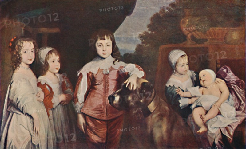 'Five Eldest Children of Charles I', 1637, (1903). Artist: Anthony van Dyck.