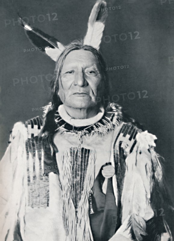 A Sioux chief, 1912. Artist: Robert Wilson Shufeldt.