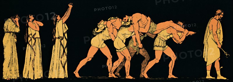 'The Dead Brothers', 1880. Artist: Flaxman.