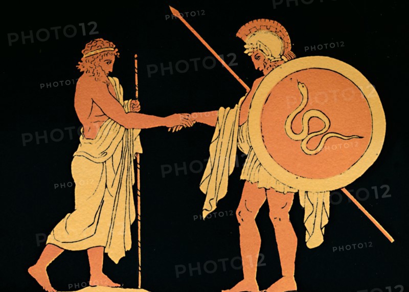 'Pelias Sending Forth Jason', 1880. Artist: Antique.