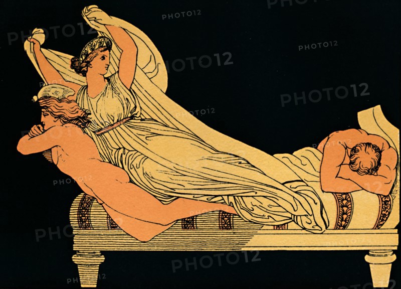 The Empty Joy That Dwells In the Dreams of the Night, 1880. Artist: Flaxman.