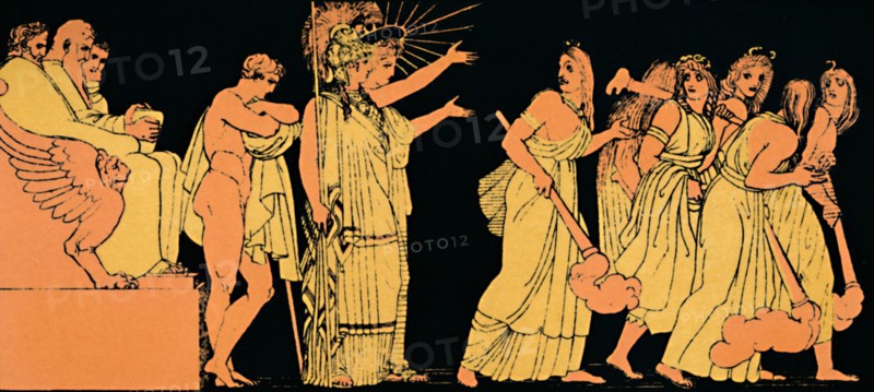 'The Furies Departing', 1880. Artist: Flaxman.
