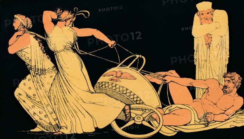 'Atossa's Dream', 1880. Artist: Flaxman.